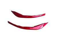 Front Splitter Spoiler Lip Front Fog Lamp Orotective Cover Diffuser | Frame Wind Gauge Eyelid Trim Side Spoiler For VW For Golf 8 MK8 For GTI For Line(C Red)