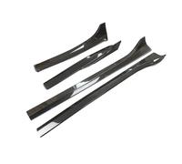 Front Splitter Spoiler Side Skirt For Tesla For Model 3 Y 2017-2024 Fast Aero Body Kits For Model 3 Highland Side Lip(MY matte carbon)