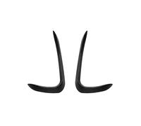 Front Spoiler 2Pcs Car Front Wind Knife Stickers Spoiler Splitter Front Blade Style Trim Body Kit Modified For BMW For X6 F16 Sport 2015-2019 Front Bumper Lip Spoiler(Gloss Black)