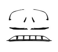 Front Spoiler 9Pcs Gloss Black Front Bumper Lip Spoiler Splitters Canards Vents For Benz W176 A200 A250 A45 For AMG Hatchback Sport 2016-2018 Front Bumper Lip Spoiler(5)