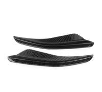 Front Spoiler Body Kit 2pcs Car Front Bumper Side Spoiler Canard Splitter Wing For VW For Golf MK8 GTI GTD R For 2020-2022(Carbon Look)