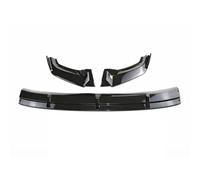 Front Spoiler Body Kit Front Bumper Splitter Lip For VW For Tiguan 17-20 Diffuser Spoiler Skirt Decorative Strip Shovel(Glossy Black)