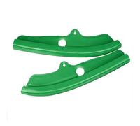 Front Spoiler Body Kit Pair Front Bumper Splitter Protector Lip Spoiler Fit For Dodge For Challenger R/T Scat Pack 2015-2022 Diffuser Guard Cover(GREEN)
