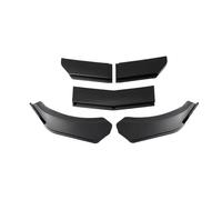 Front Spoiler Car Universal Front Shovel Duck Lip Bumper Windproof Spoiler Accessories Front Bumper Lip(B 5 Bright Black)