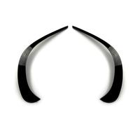 Front Spoiler For Benz C253 X253 GLC260 GLC300 2020 2021 2022+ For AMG Modified Decorative Stickers Car Front Bumper Fog Lamp Wind Knife Cover Spoiler Splitter(Gloss black)