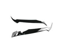 Front Spoiler For Chevrolet For Corvette C8 Stingray Z51 2020-2024 Front Bumper Canard Wings Body Kit Splitter Fins Front Lip Splitter(Glossy Black)