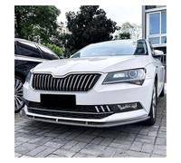 Front Spoiler For Skoda For Superb B8 III 3V3 3V5 2015-2019 Diffuser Splitter Tuning Protector Separator Body Kit Front Bumper Spoiler(Carbon Look)