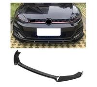 Front Spoiler For Vw For Golf 7 7.5 MK7 MK7.5 For GTI For GTD R For R-Line 2013-2020 Bumper Diffuser Spoiler Guard Front Bumper Splitter Lip Lower Front Spoiler(Carbon Fiber Texture)