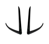 Front Spoiler Front Bumper Fog Lamp Wind Knife Spoiler 1Pair Car Fog Lamp Trim Cover Fog Light Eyebrow For Tesla For Model 3 For Model Y 2017-2023 Front Bumper Lip Spoiler(For Model 3 Glossy Black)