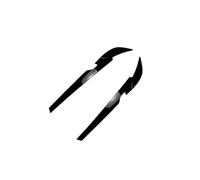 Front Spoiler Front Wind Knife Spoiler Headlight Eyebrow Front Head Light Lamps Cover Trim Headlamp Eyelid For BMW 5 Series G30 G31 2021-2023 Front Bumper Lip Spoiler