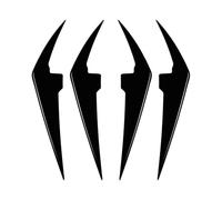 Front Spoiler Lip For 3 Series For G20 For G21 For G28 LCI 318i 320i 330i 2023+ Car Front Bumper Frames Cover Wind Knife Trim Front Bumper Spoiler Trim Set(Glossy Black)