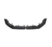 Front Spoiler Lip For 5 Series For G60 2023-2024 Front Bumper Lip Spoiler Accessories Car Exterior Splitter Diffuser Tuning Body Kits Front Bumper Spoiler Trim Set(Carbon Look)