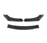 Front Spoiler Lip For A3 For A4 For A5 For B9 Front Bumper Lip Spoiler Diffuser Front Apron Surround Protective Board Front Bumper Spoiler Trim Set(Carbon Look)