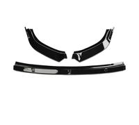 Front Spoiler Lip For Nissan For Qashqai 2017-2020 Car Front Splitter Lip Chin Spoiler Diffuser Protector Guard Exterior Accessori Front Bumper Spoiler Trim Set(Glossy Black)