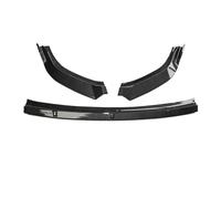 Front Spoiler Lip For Nissan For Qashqai 2017-2020 Car Front Splitter Lip Chin Spoiler Diffuser Protector Guard Exterior Accessori Front Bumper Spoiler Trim Set(Carbon Look)