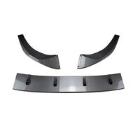 Front Spoiler Replacement 3 Piece For VW For Golf 8 MK8 For GTI For GTE For GTD ABS Front Lip Spoiler Splitter Diffuser Bumper Body Kit Glossy Black Carbon Fiber Front Spoiler Lip(Carbon Look)