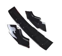 Front Spoiler Splitter 3Pcs Gloss Front Bumper Lip Spoiler Splitter Diffuser Retroft Bodykits Tuning For VW For Polo 8 AW For GTI For Line 2017-2020 2021 Pre-Facelift Front Bumper Spoiler