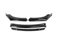 Front Spoiler Splitter For A4 For A3 S3 S4 For A6 S6 For Q3 B6 B7 B8 Automotive Parts Car Front Bumper Iip Chin Spoiler Diffuser Splitter Body Kit For All Series Front Bumper Spoiler(Bright black)