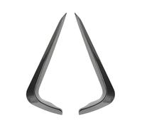 Front Spoiler Splitter For BMW 3 Series E90 E91 LCI Sport 2009 2010 2011 2012 Car Fog Front Light Frames Cover Trim Sticker Body Kit(Carbon look)