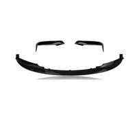 Front Spoiler Splitter For BMW 3 Series F30 Sport 2012-2018 Car Front Bumper Lower Spoiler Lip Blade & Fog Light Cover Frame Trim(Glossy Black)
