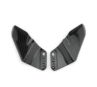 Front Spoiler Wing Deflector For Ninja Z800 ZX10R ZX6R 400 300 Z1000SX For Ninja650R 250R 500R ZX14R Motorcycle Winglet Wing Fairing Spoiler(Carbon fiber)