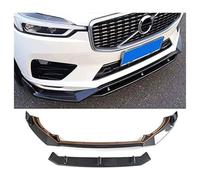 Front Spoilers For Volvo XC60 2018-2020 Front Bumper Lip Chin Spoiler Carbon Fiber Look Front Diffuser Diffusor Normal-A Carbon Fiber