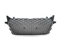 Front Sport Hex Mesh Honeycomb Hood Grill Black Compatible For TT/TTS 8S Gloss Black Compatible For TTRS Style 2015 2016 2017 2018 Car Styling(H)