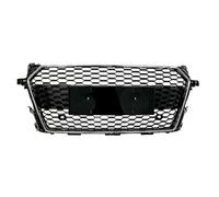 Front Sport Hex Mesh Honeycomb Hood Grill Black Compatible For TT/TTS 8S Gloss Black Compatible For TTRS Style 2015 2016 2017 2018 Car Styling(E)
