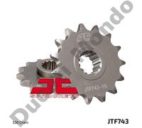 Front sprocket 15 tooth JT steel for Ducati Multistrada 1200 10-20 1260 Enduro