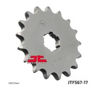 JT Front Sprocket 17 Tooth 530 Pitch JTF567.17 Fits Yamaha RD 250 1980-1983