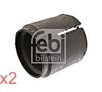 Front Stabiliser Mounting FEBI x2 pcs Fits MERCEDES Mk 2420 2422 6533260381