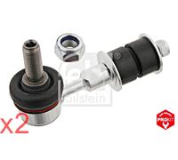 Front Steel Stabiliser Rod Strut FEBI x2 pcs Fits HONDA 51320-SS0-003