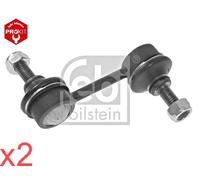 Front Steel Stabiliser Rod Strut FEBI x2 pcs Fits LOTUS Elise A111C0063F