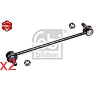 Front Steel Stabiliser Rod Strut FEBI x2 pcs Fits TOYOTA Avensis 48820-47010