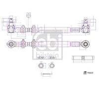 FEBI BILSTEIN 196630 Steering drag link
