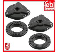 Front Strut Mount x2 with Bearings Febi 29479 For Mercedes C 180 300 320 350