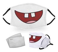 Front Teeth Mouth - Reusable Adult Face Masks - 2 Filters Included