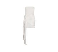 Front Tie Detail Strapless Mini Dress XS