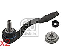 Front Tie Rod End FEBI x2 pcs Fits BMW X5 X6 E70 E71 E72 32106780984