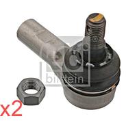 Front Tie Rod End FEBI x2 pcs Fits ISUZU D-Max I II 8-97945-434-0