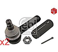 Front Tie Rod End FEBI x2 pcs Fits MAN DAF Tga Tgs Tgx 75 Cf 85 95 Xf 1389190S1