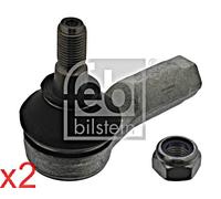Front Tie Rod End FEBI x2 pcs Fits MAZDA 121 II 323 C IV V F III P 8AB2-32-280