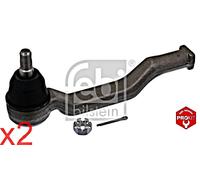 Front Tie Rod End FEBI x2 pcs Fits MAZDA Mpv I LA01-32-280