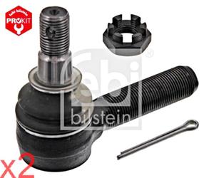 Front Tie Rod End FEBI x2 pcs Fits MERCEDES 100 631 W460 W461 W463 4603300435
