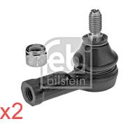 Front Tie Rod End FEBI x2 pcs Fits SAAB 900 I II 8993354
