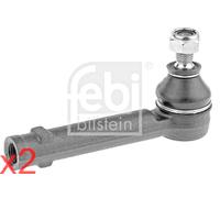 Front Tie Rod End FEBI x2 pcs Fits SAAB 9000 8957839