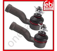Front Tie Rod End x2 with Castle Nuts and Cotter Pins For Mazda MX-5 + Roadster