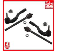 Front Tie Rod x2 with Tie Rod End Febi 43795 43796 For Audi S6 S7 SQ5 4G0423810A