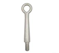 Front Tow Eye Hook for Mazda 3 6 CX-30 CX-5 2012-2023, Metal Recovery For Ring KD53-50-EJ1B KD53-50-EJ1A, Silver Towing Point Replacement Part