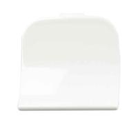 Front Tow Hook Cover for Volvo XC60 2014-2017 30763427 398550368, Car Front Bumper Towing Eye Cap Trailer Hitch Covers Replacement Accessory,A/white passenger